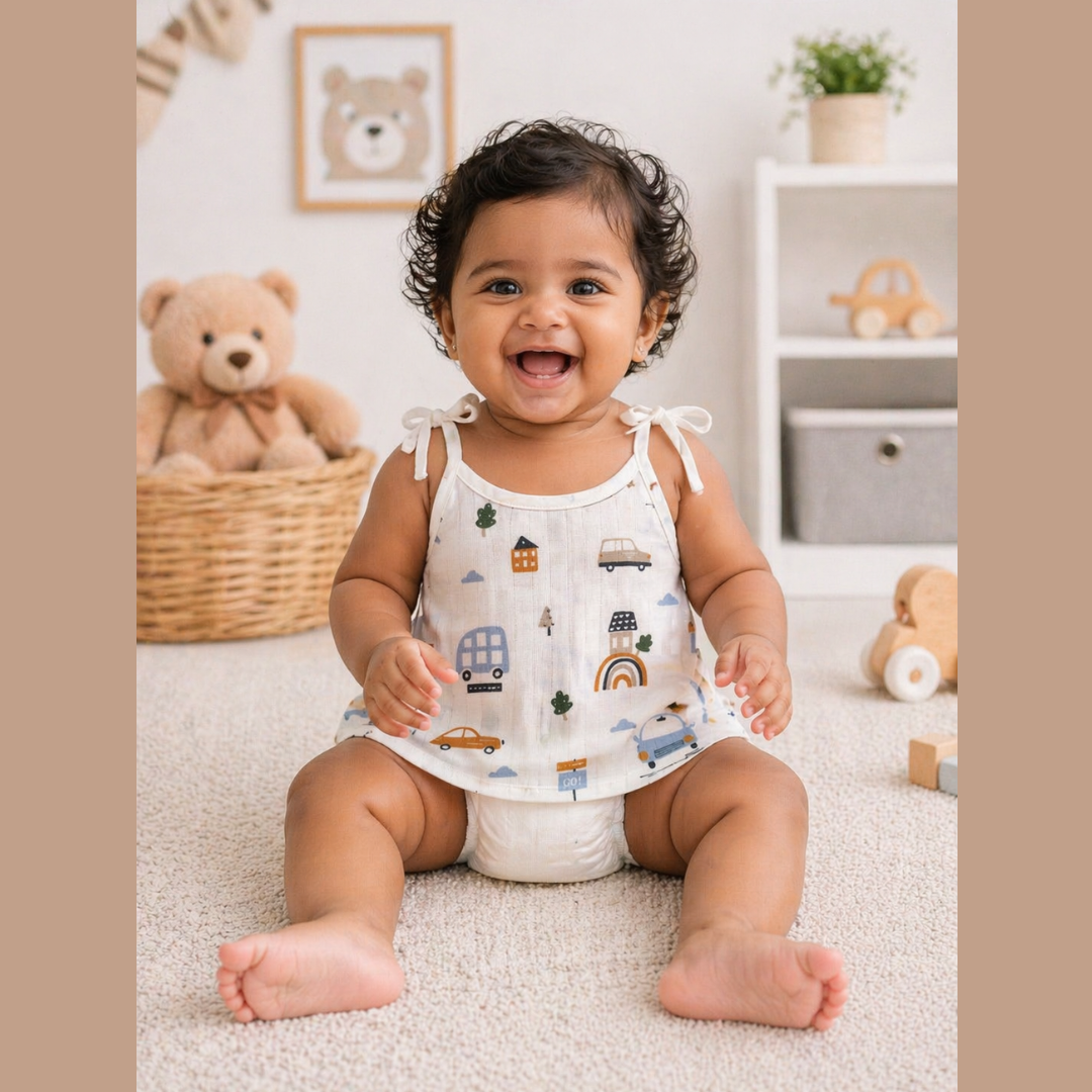 Lilimi Baby Tie-Up Jablas | Pack of 3