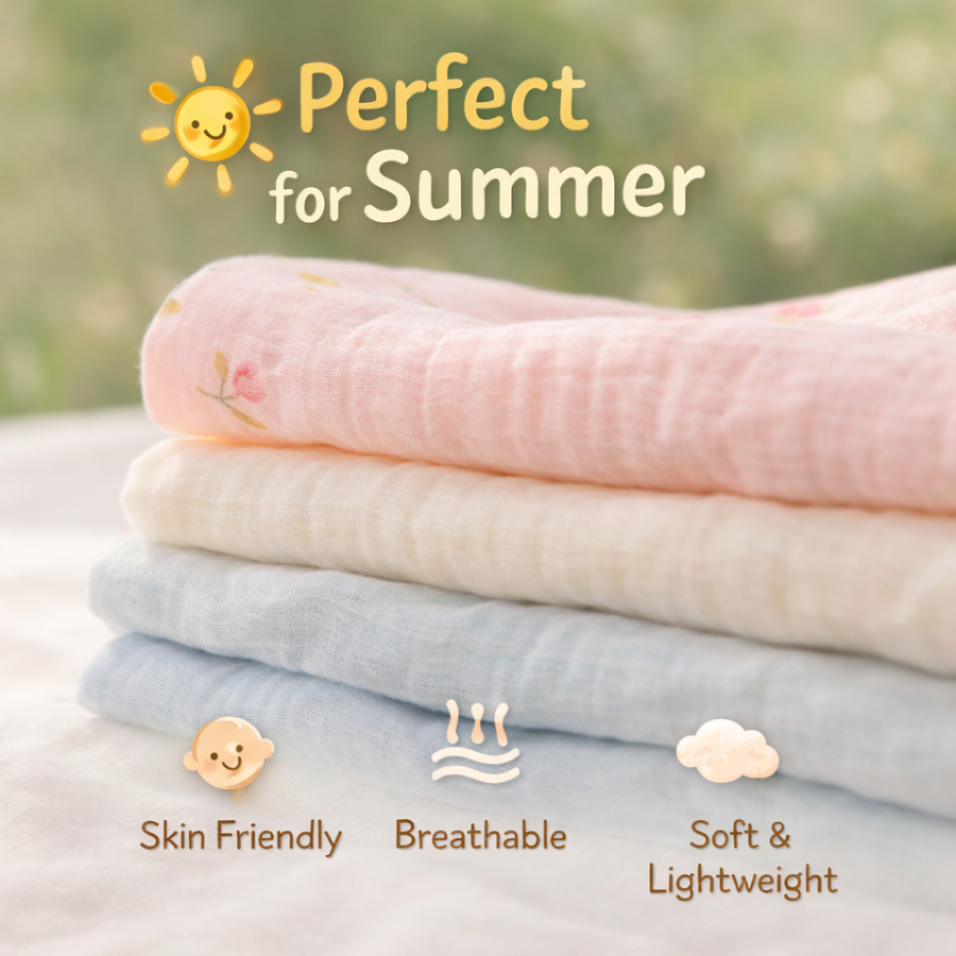 Pure Cotton Summer Dress with Ruffle Sleeves –  Toddler Casual Frock