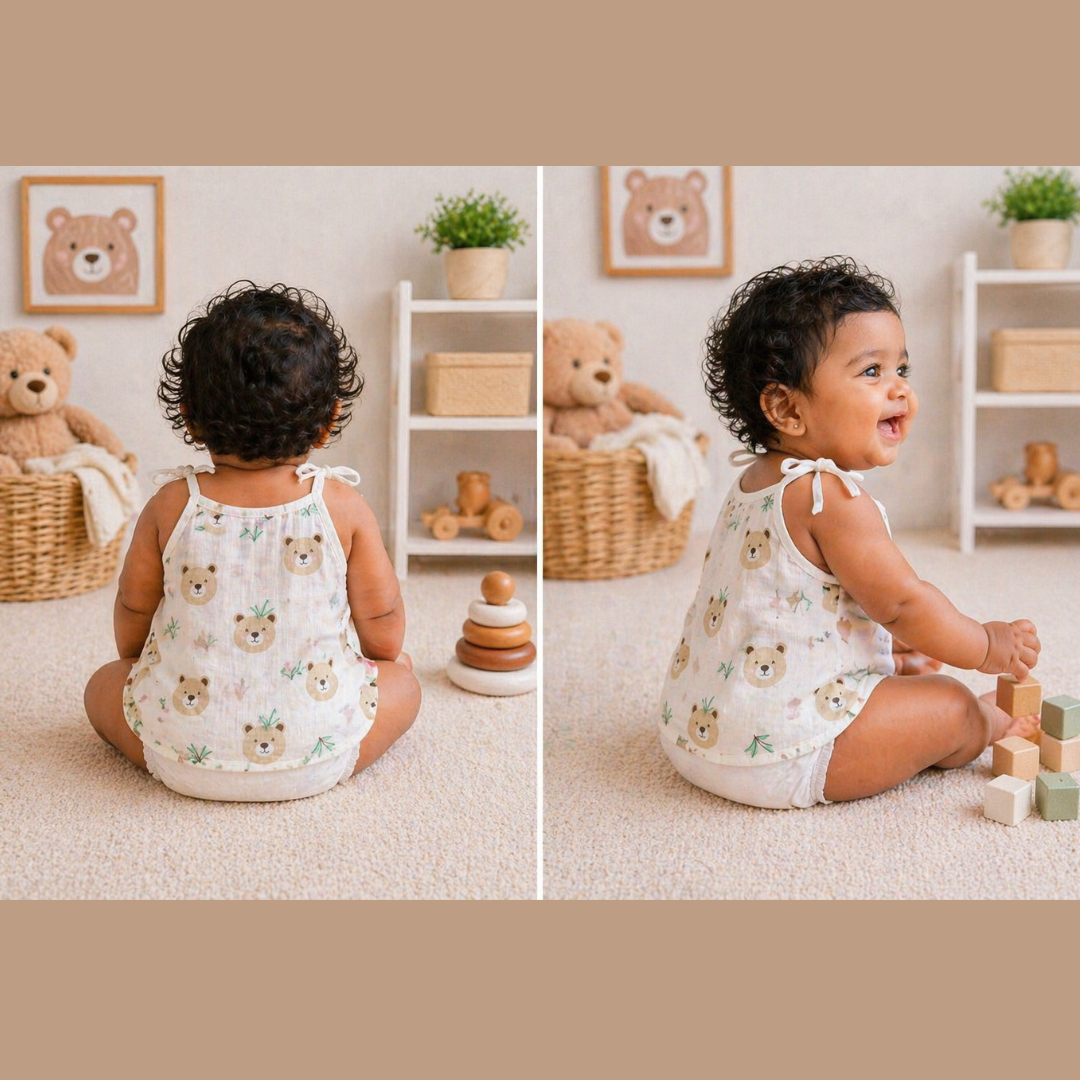 Lilimi Baby Tie-Up Jablas | Pack of 3