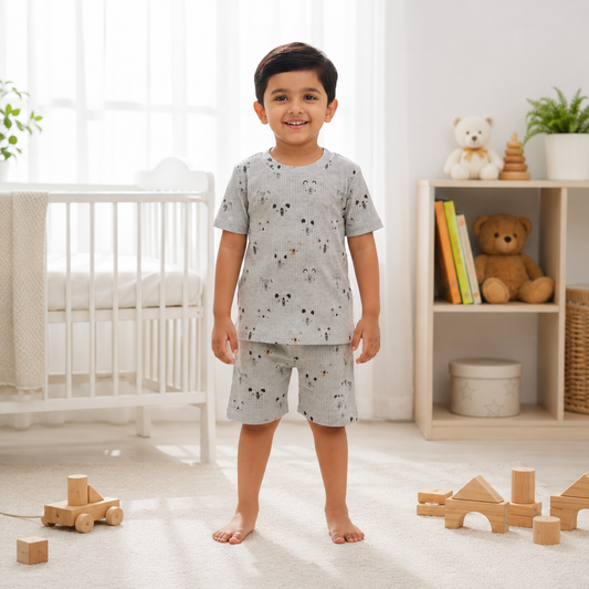Lilimi Boy's Comfort Tee & Shorts Set